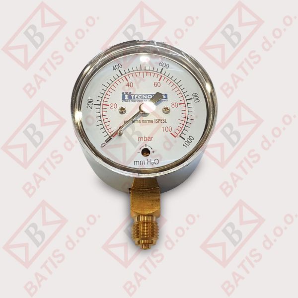 Slika - MANOMETAR FI 63 0-100 MB 1000mm H2O