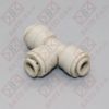 Slika SPOJNICA BRZA T KOM PVC CIJEVI1/4-1/4-1/4