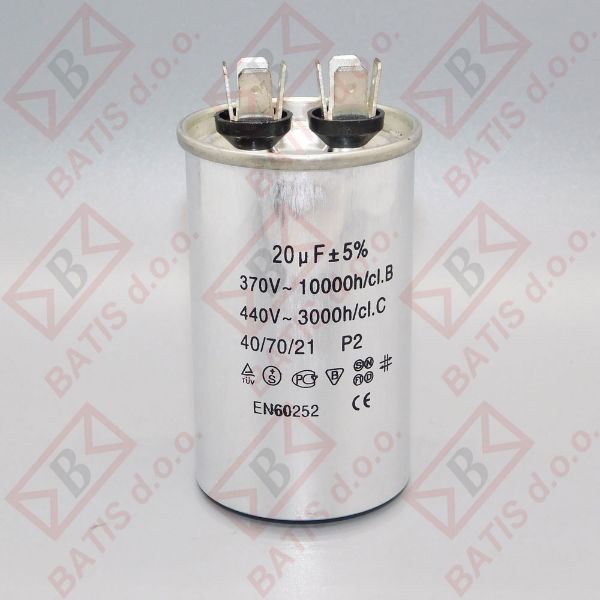 Slika KONDENZATOR METALNI 20 UF    