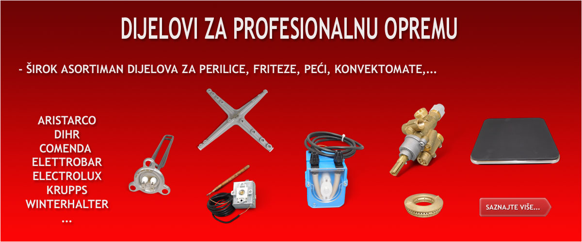 Dijelovi za profesionalnu opremu
