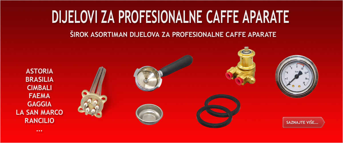 Dijelovi za profesionalne caffe aparate